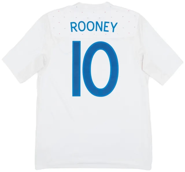 Umbro 2010-11 England Home Shirt Rooney #10 - 7/10 - (M)