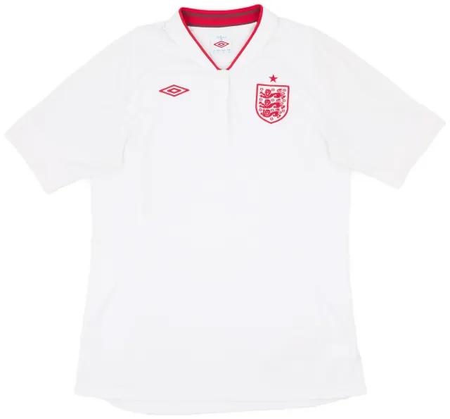 Umbro 2012-13 England Home Shirt - 8/10 - (M)