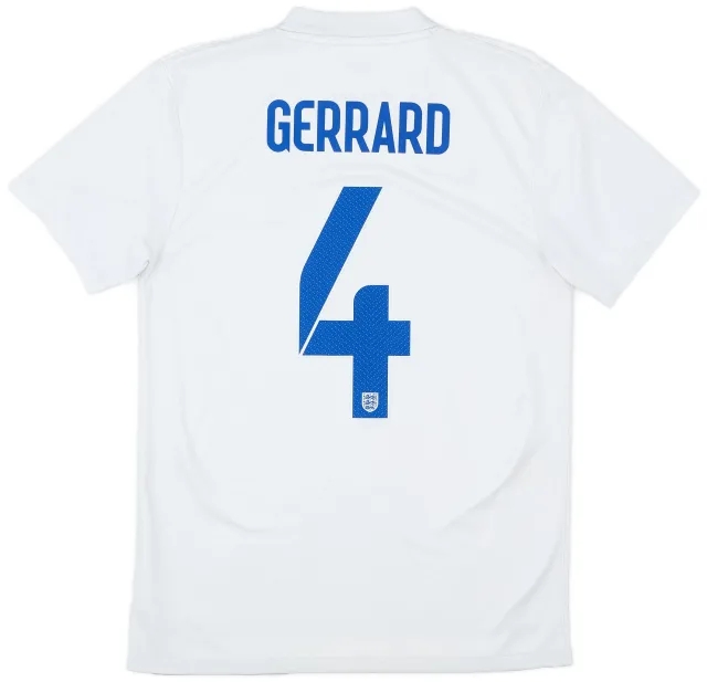 Nike 2014-15 England Home Shirt Gerrard #4 - 6/10 - (S)