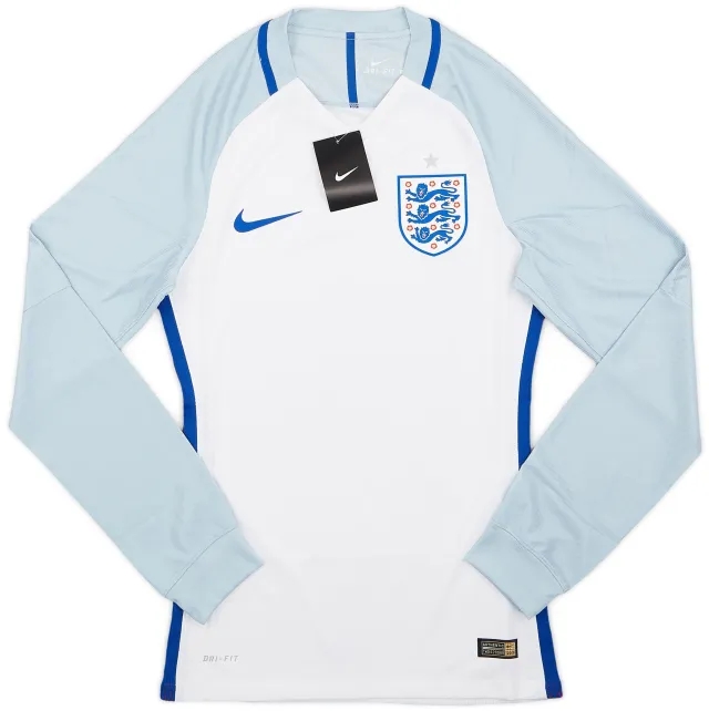 Nike 2016-17 England Player Issue Home L/S Shirt (S)