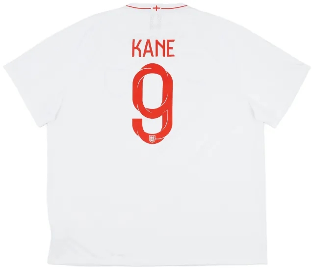 Nike 2018-19 England Home Shirt Kane #9 - 8/10 - (3XL)