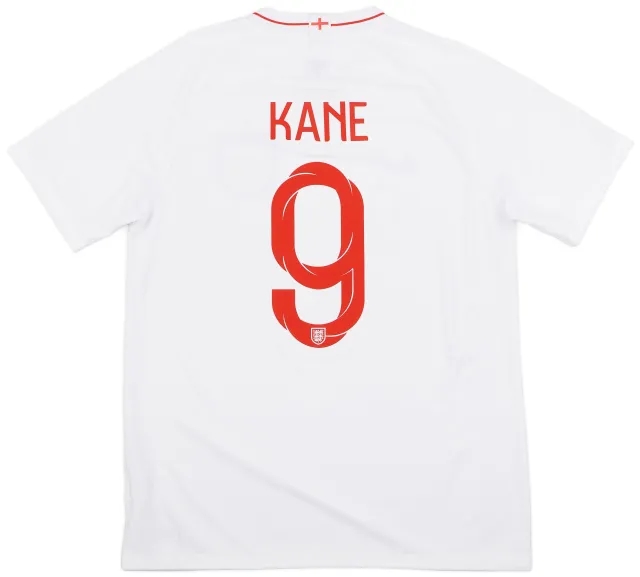 Nike 2018-19 England Home Shirt Kane #9 - 10/10 - (L)