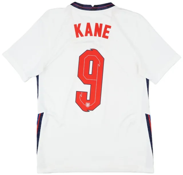 Nike 2020-22 England Home Shirt Kane #9 - 7/10 - (S)