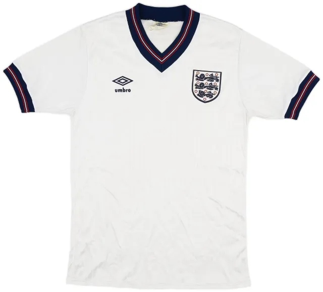 Umbro 1986 England Home Shirt - 8/10 - (S)