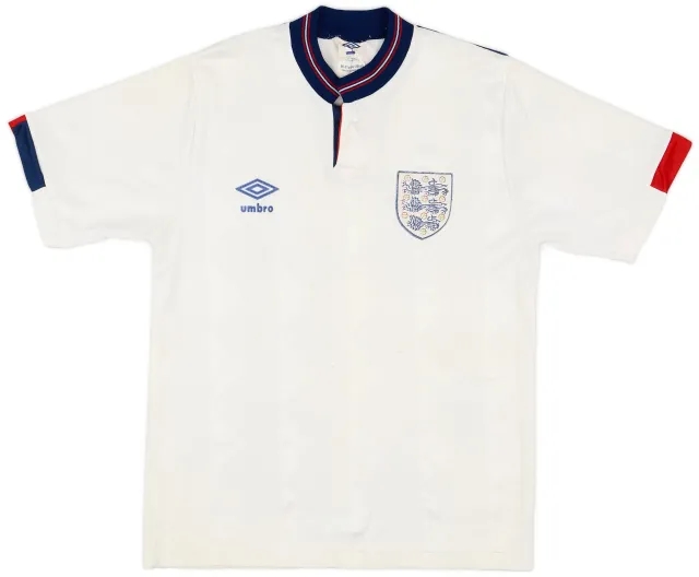 Umbro 1987-90 England Home Shirt - 6/10 - (S)