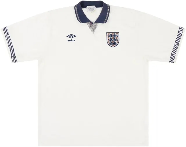 Umbro 1990-92 England Home Shirt - 5/10 - (L)