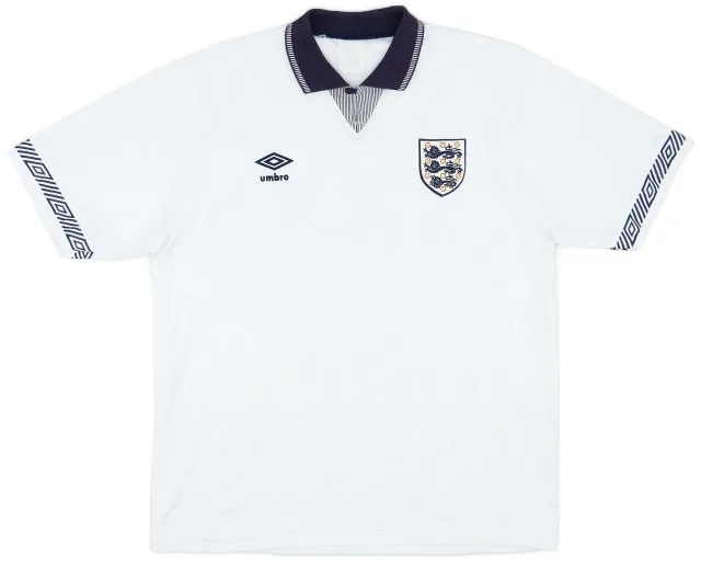 Umbro 1990-92 England Home Shirt - 9/10 - (L)