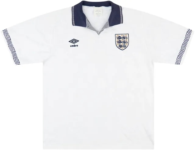 Umbro 1990-92 England Home Shirt - 7/10 - (L)