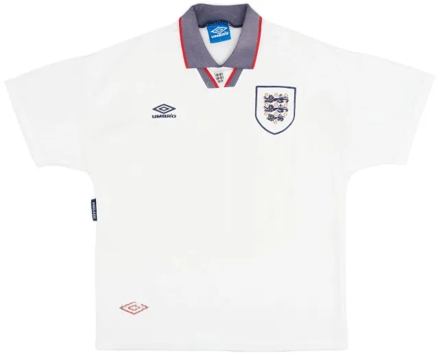 Umbro 1993-95 England Home Shirt - 7/10 - (L)