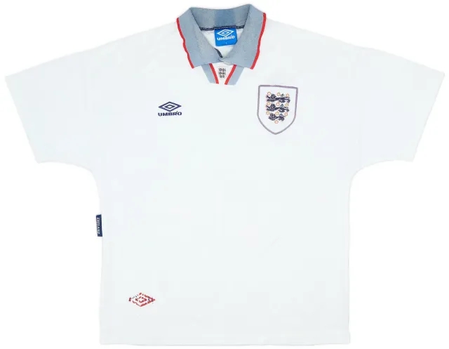 Umbro 1993-95 England Home Shirt - 6/10 - (L)