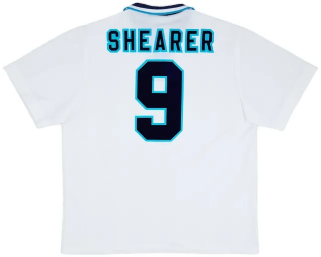 Umbro 1995-97 England Home Shirt Shearer #9 - 8/10 - (XXL)