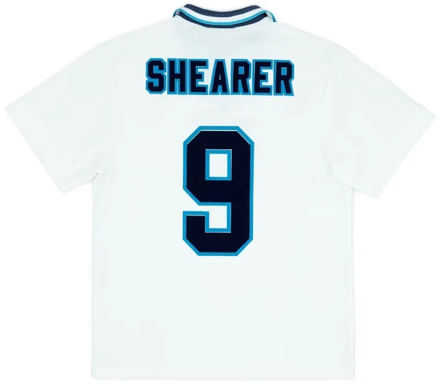 Umbro 1995-97 England Home Shirt Shearer #9 - 8/10 - (M)