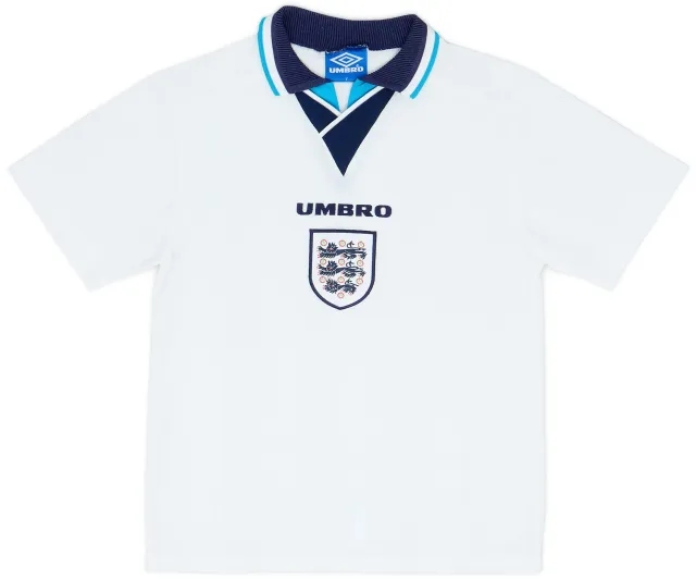 Umbro 1995-97 England Home Shirt - 7/10 - (Y)