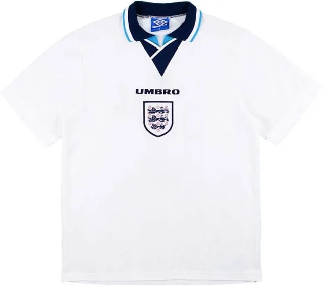 Umbro 1995-97 England Home Shirt - 8/10 - (Y)
