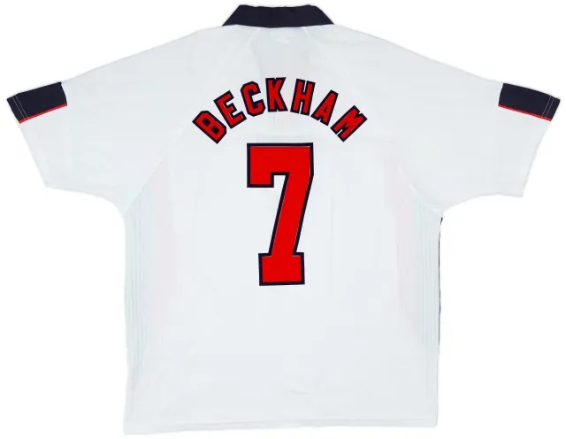 Umbro 1997-99 England Home Shirt Beckham #7 - 6/10 - (XXL)