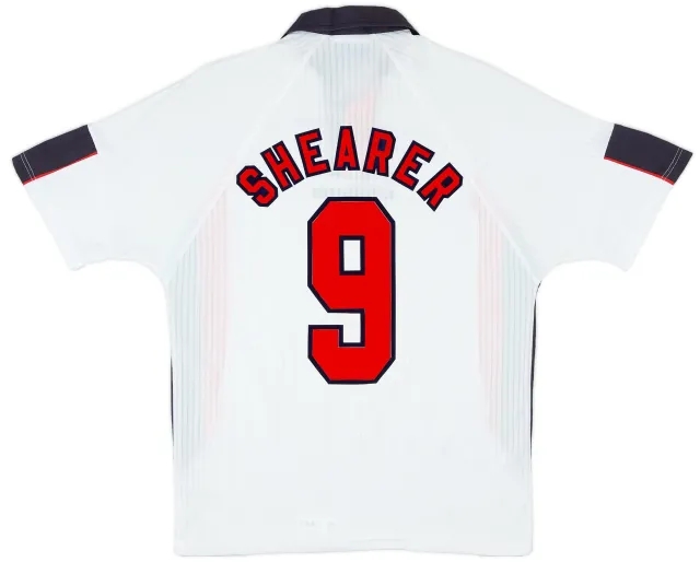 Umbro 1997-99 England Home Shirt Shearer #9 - 7/10 - (M)