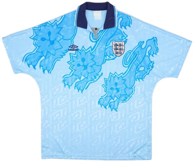 Umbro 1992-93 England Third Shirt - 9/10 - (XXL)