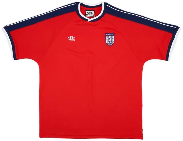 2002-03 England Umbro Training Shirt - 9/10 - (XL)