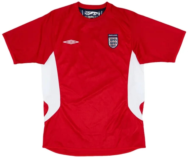 2004-06 England Umbro Training Shirt - 8/10 - (M)