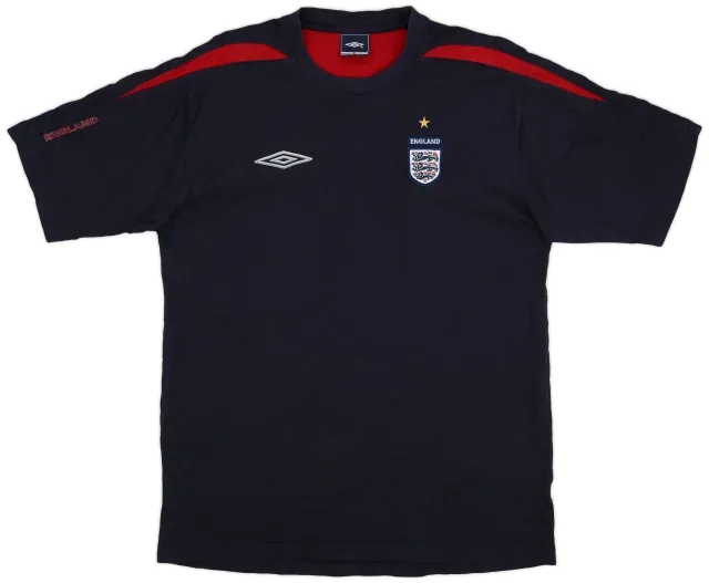 2005-07 England Umbro Training Shirt - 8/10 - (L)