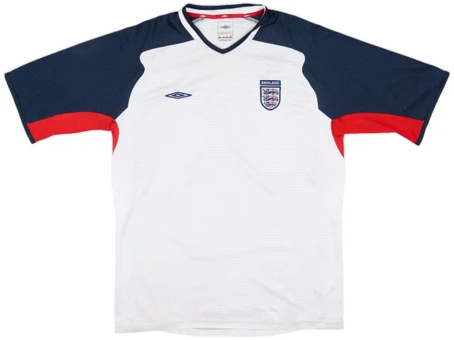 2005-06 England Umbro Training Shirt - 7/10 - (L)