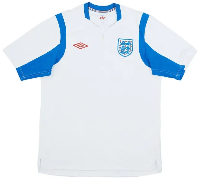 2006-07 England Umbro 1/4 Zip Training Shirt - 8/10 - (L)