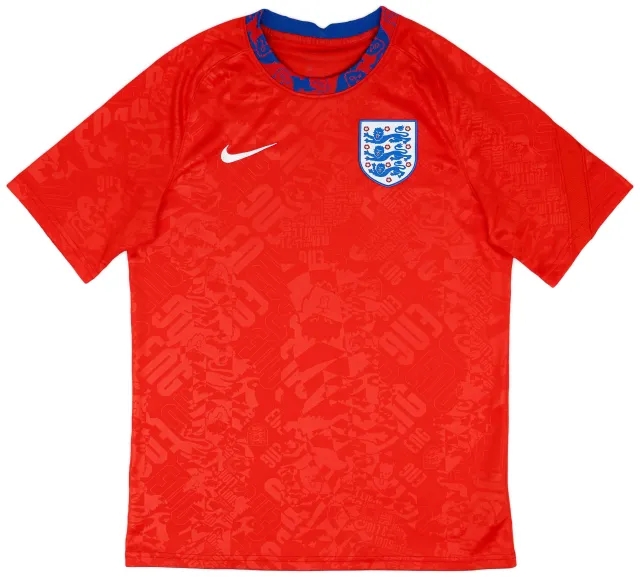 2020-21 England Nike Training Shirt - 8/10 - (M)