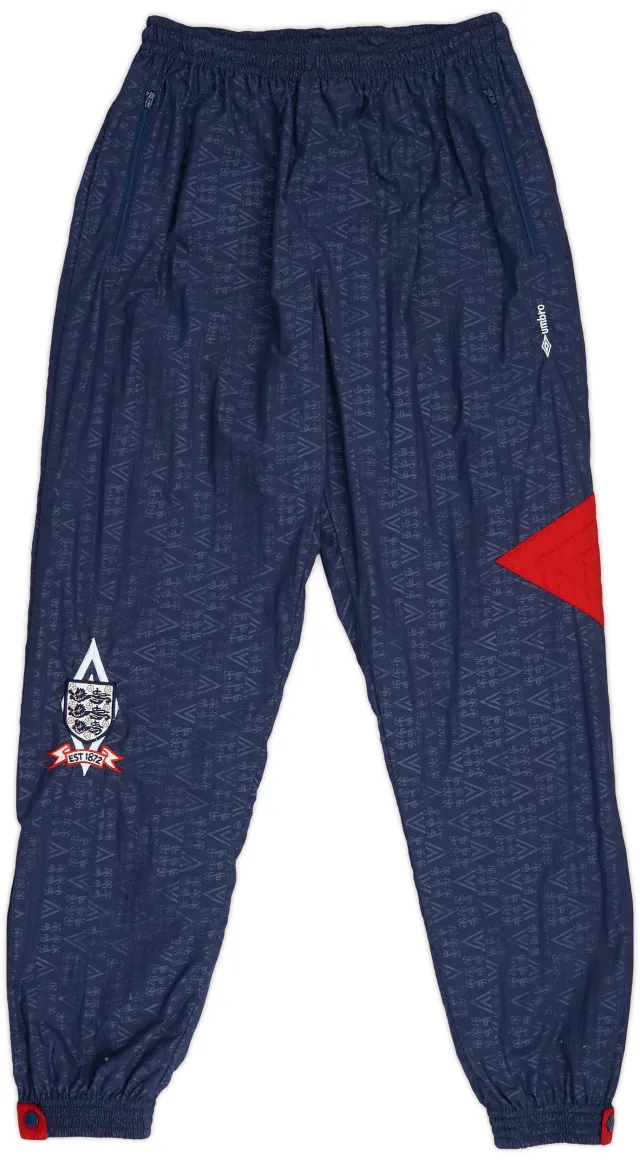 1990-92 England Umbro Tracksuit Bottoms - 9/10 - (XL)
