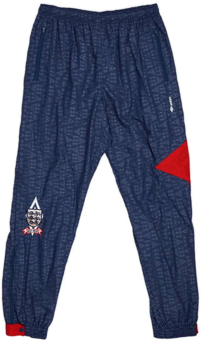 1990-92 England Umbro Tracksuit Bottoms - 7/10 - (L)