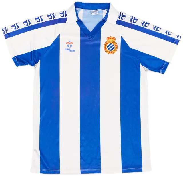 1984-89 Espanyol Home Shirt - 8/10 - (XL)