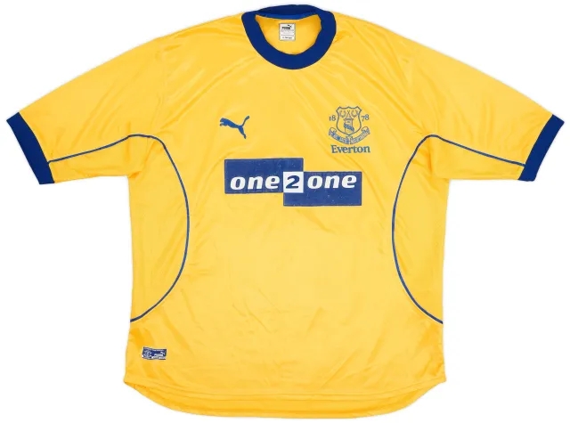 Puma 2000-01 Everton Away Shirt - 8/10 - (XL)