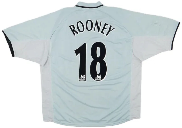 Puma 2001-02 Everton Away Shirt Rooney #18 - 7/10 - (XL)