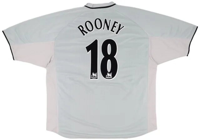 Puma 2001-02 Everton Away Shirt Rooney #18 - 8/10 - (XXL)
