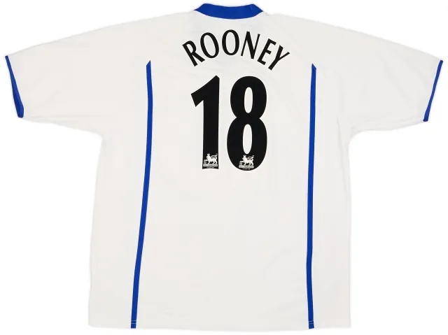 Puma 2002-03 Everton Away Shirt Rooney #18 - 8/10 - (XL)
