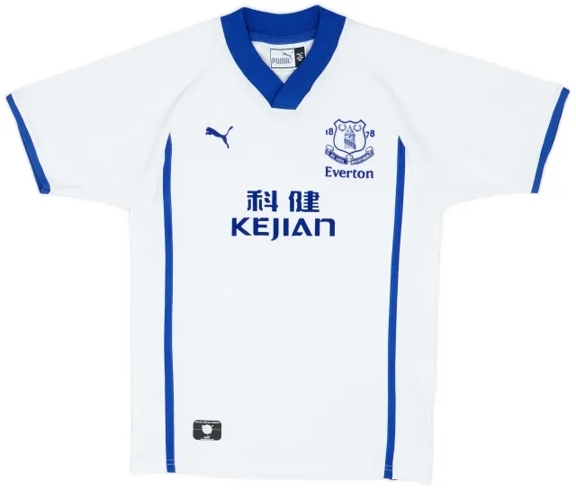 Puma 2002-03 Everton Away Shirt - 8/10 - (S.Boys)