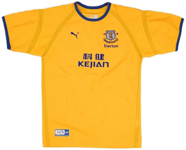 Puma 2003-04 Everton Away Shirt - 9/10 - (M.Boys)