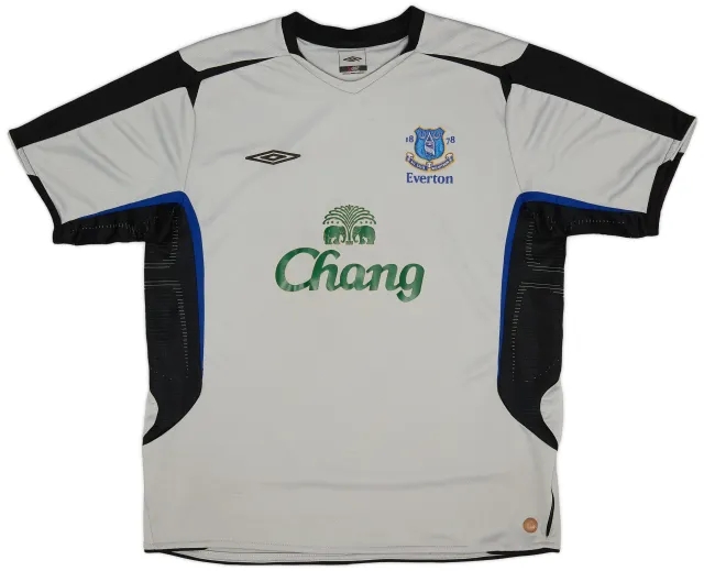 Umbro 2005-06 Everton Away Shirt - 8/10 - (XL)