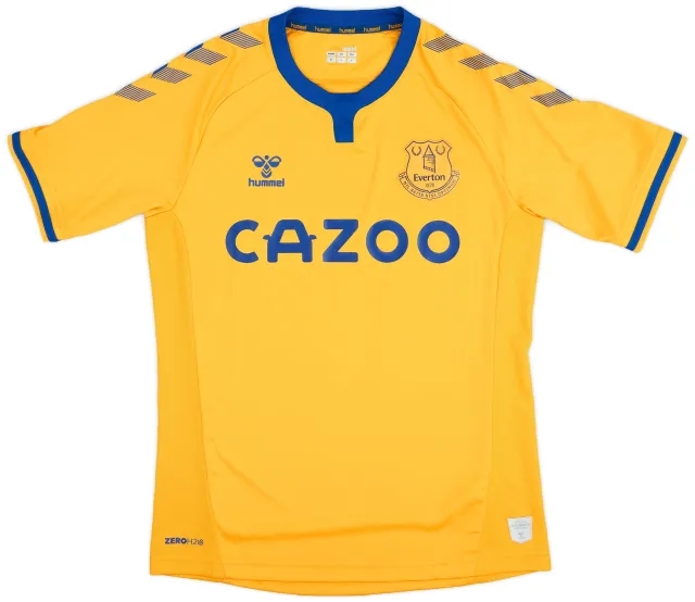 Hummel 2020-21 Everton Away Shirt - 9/10 - (M)