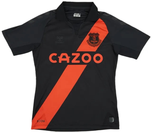 Hummel 2021-22 Everton Away Shirt - 9/10 - (S)