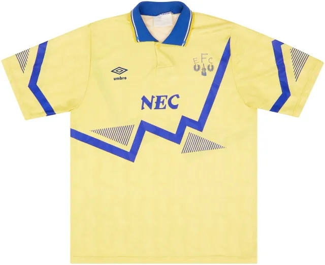 Umbro 1990-92 Everton Away Shirt - 6/10 - (L)