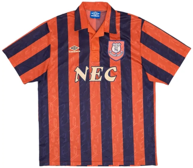 Umbro 1992-94 Everton Away Shirt - 7/10 - (XL)