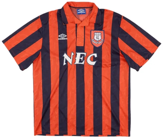 Umbro 1992-94 Everton Away Shirt - 8/10 - (XL)