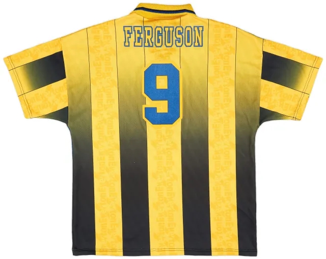 Umbro 1996-98 Everton Away Shirt Ferguson #9 - 9/10 - (L)