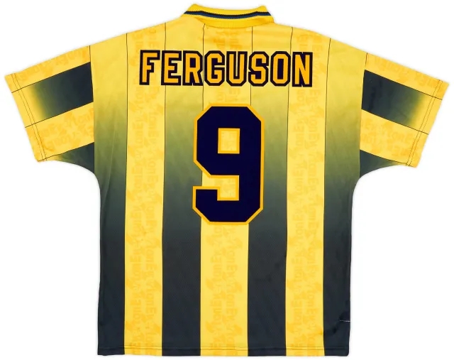 Umbro 1996-98 Everton Away Shirt Ferguson #9 - 6/10 - (L)