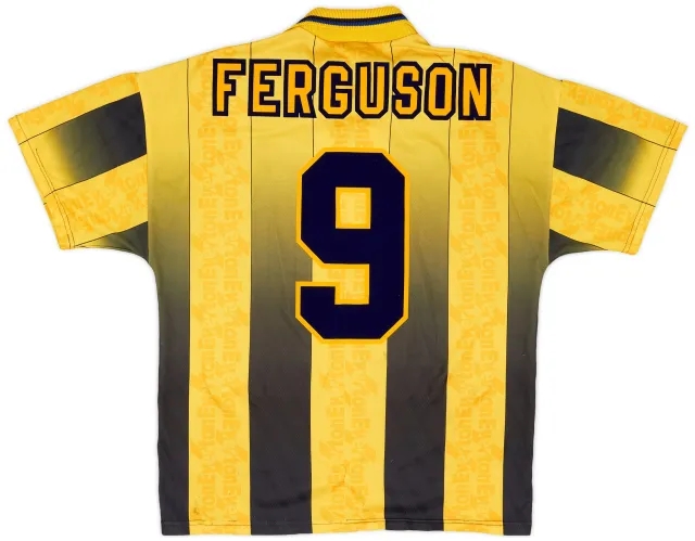 Umbro 1996-98 Everton Away Shirt Ferguson #9 - 7/10 - (M)