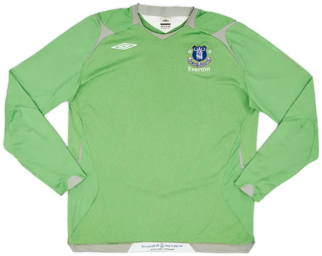 Umbro 2008-09 Everton GK Shirt - 9/10 - (XL)