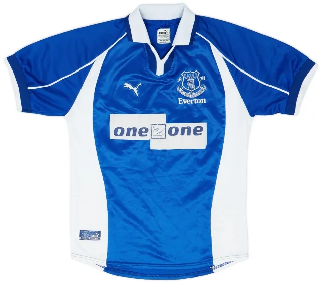 Puma 2000-02 Everton Home Shirt - 6/10 - (M.Boys)