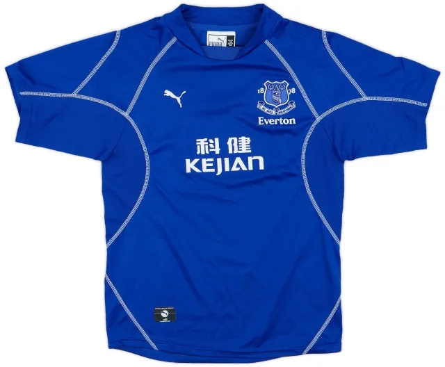 Puma 2002-03 Everton Home Shirt - 9/10 - (M.Boys)