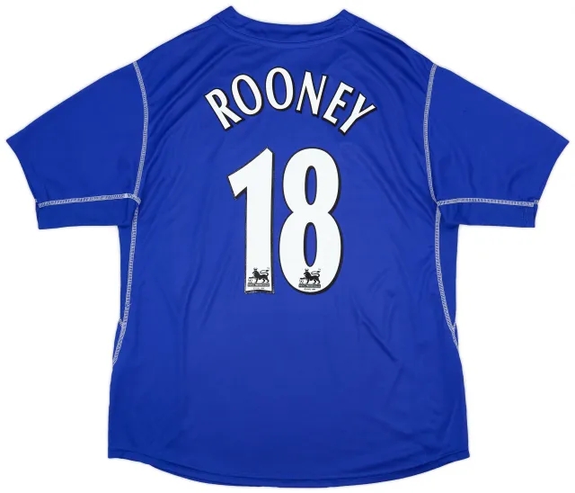 Puma 2002-03 Everton Home Shirt Rooney #18 - 7/10 - (XXL)