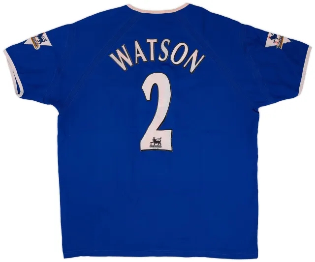Puma 2003-04 Everton Home Shirt Watson #2 - 7/10 - (XL)